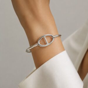 Bracelet Chaîne Maille Étrier