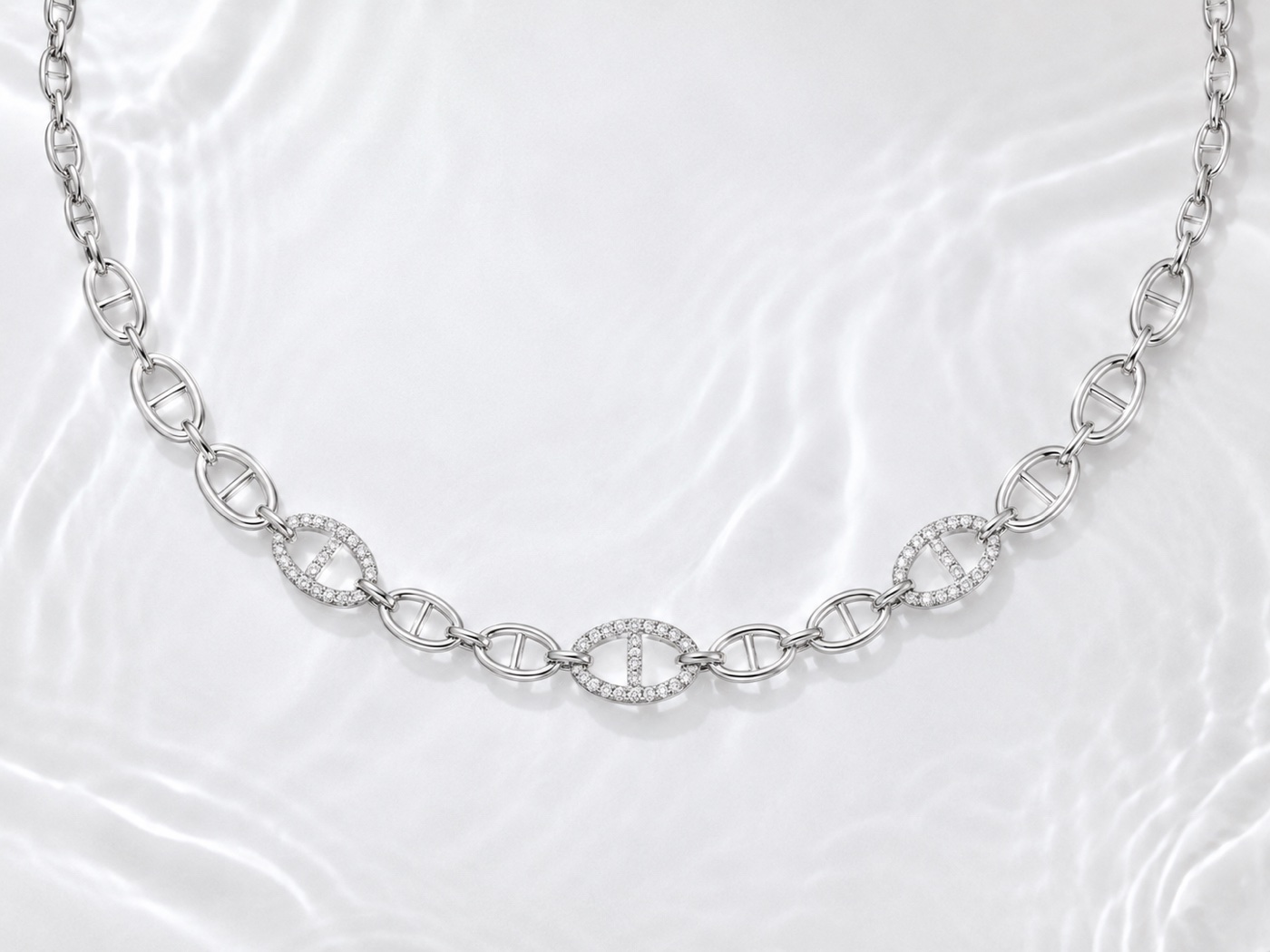 Collier Maille Marine