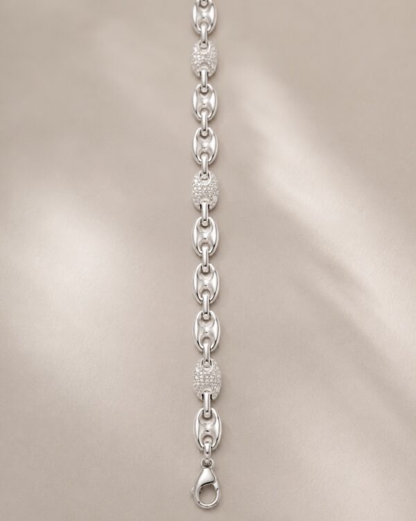 Bracelet Grain de Café Grains Pavés