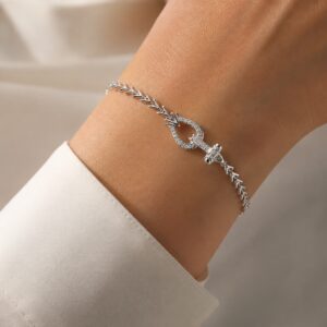 Bracelet Maille Cœur