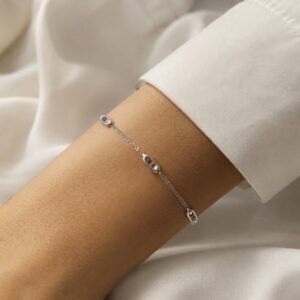 Bracelet Chaîne Maille Étrier