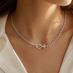 Collier Maille Cœur