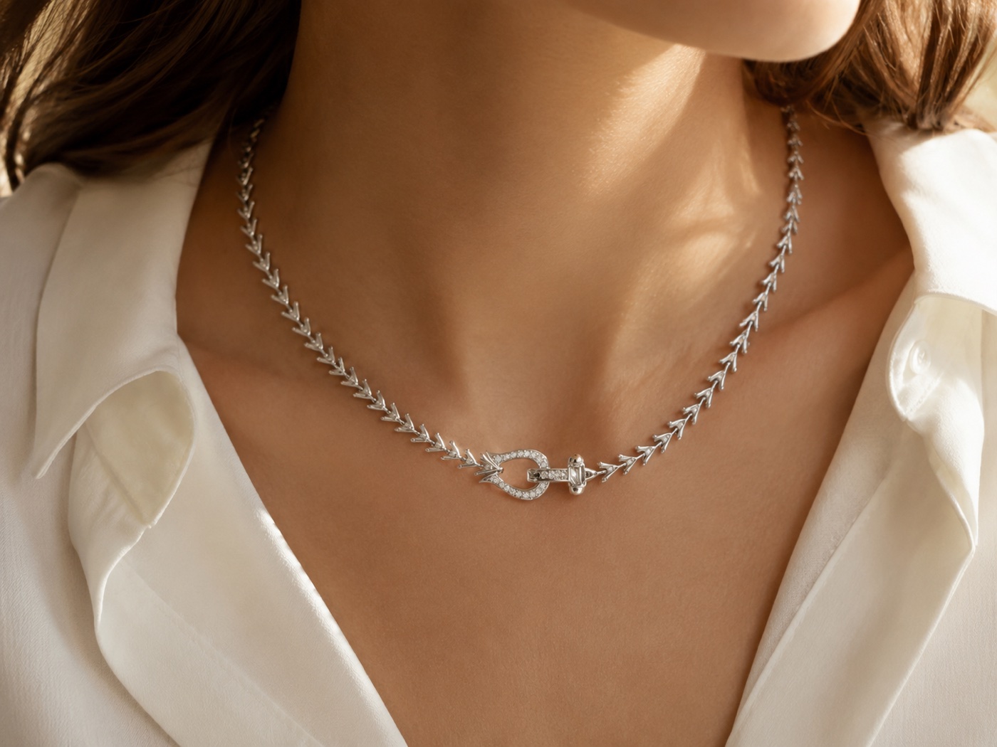 Collier Maille Cœur